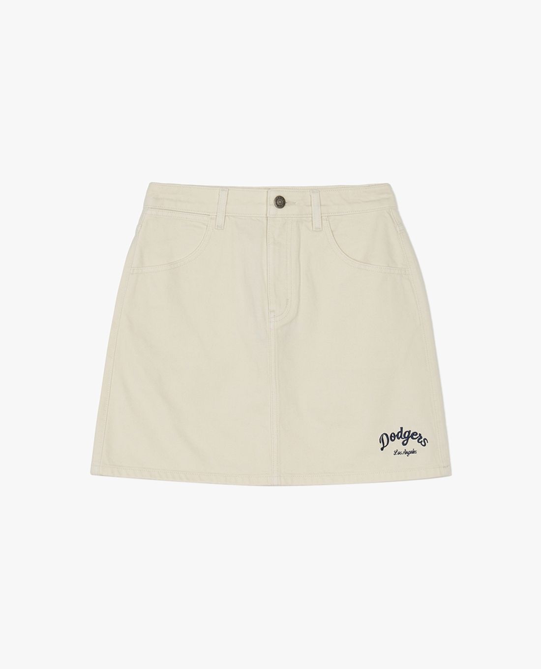 MLB - Chân váy denim phom chữ A mini Varsity Culsive - Ảnh 2