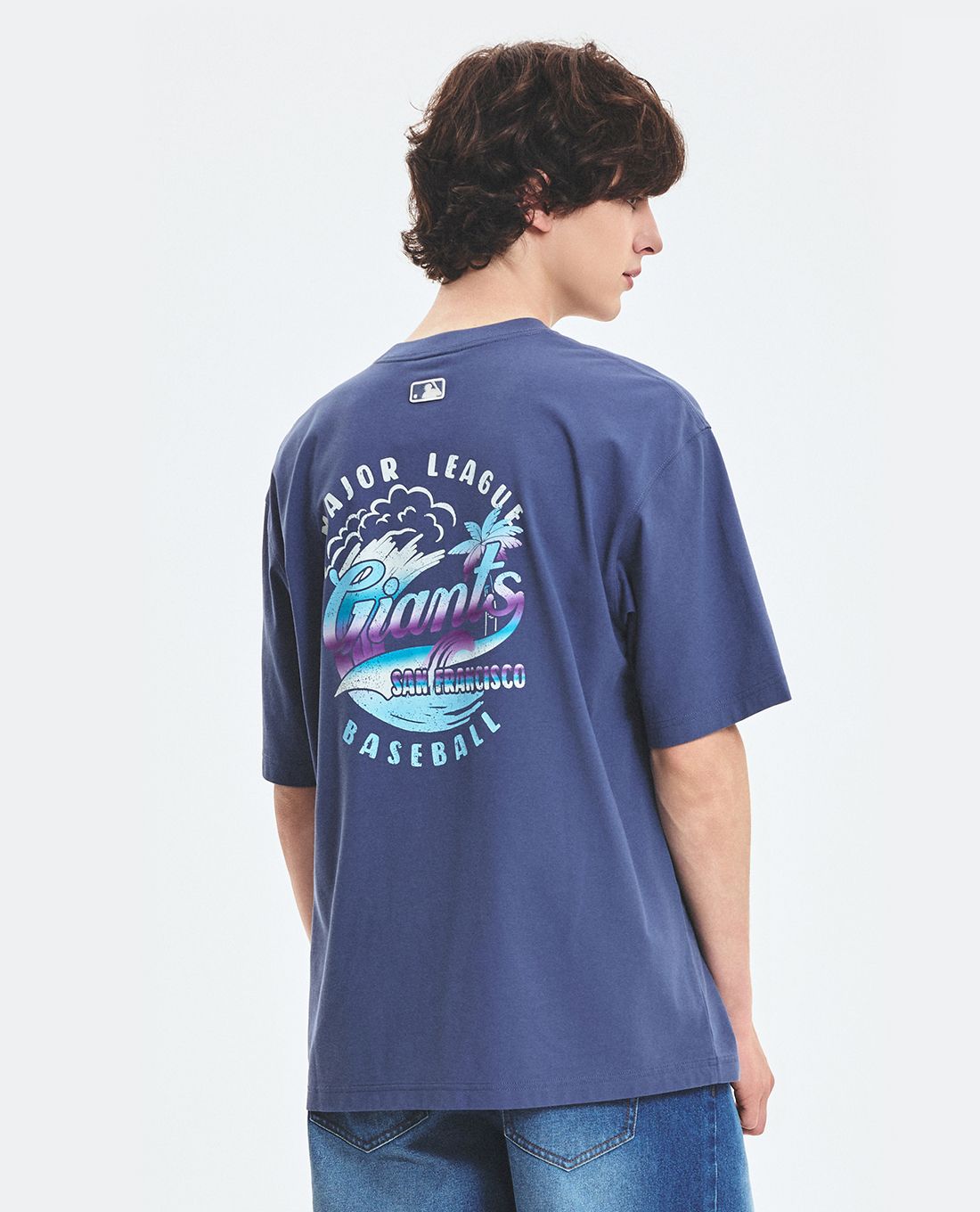MLB - Áo thun unisex tay ngắn Summer Vintage-Washing Graphic - Ảnh 2