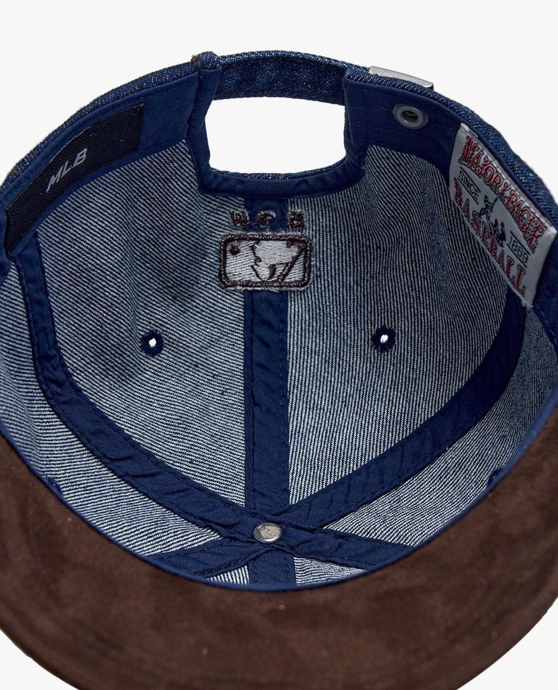 MLB - Nón bóng chày unisex Denim Suede Touch - Ảnh 5