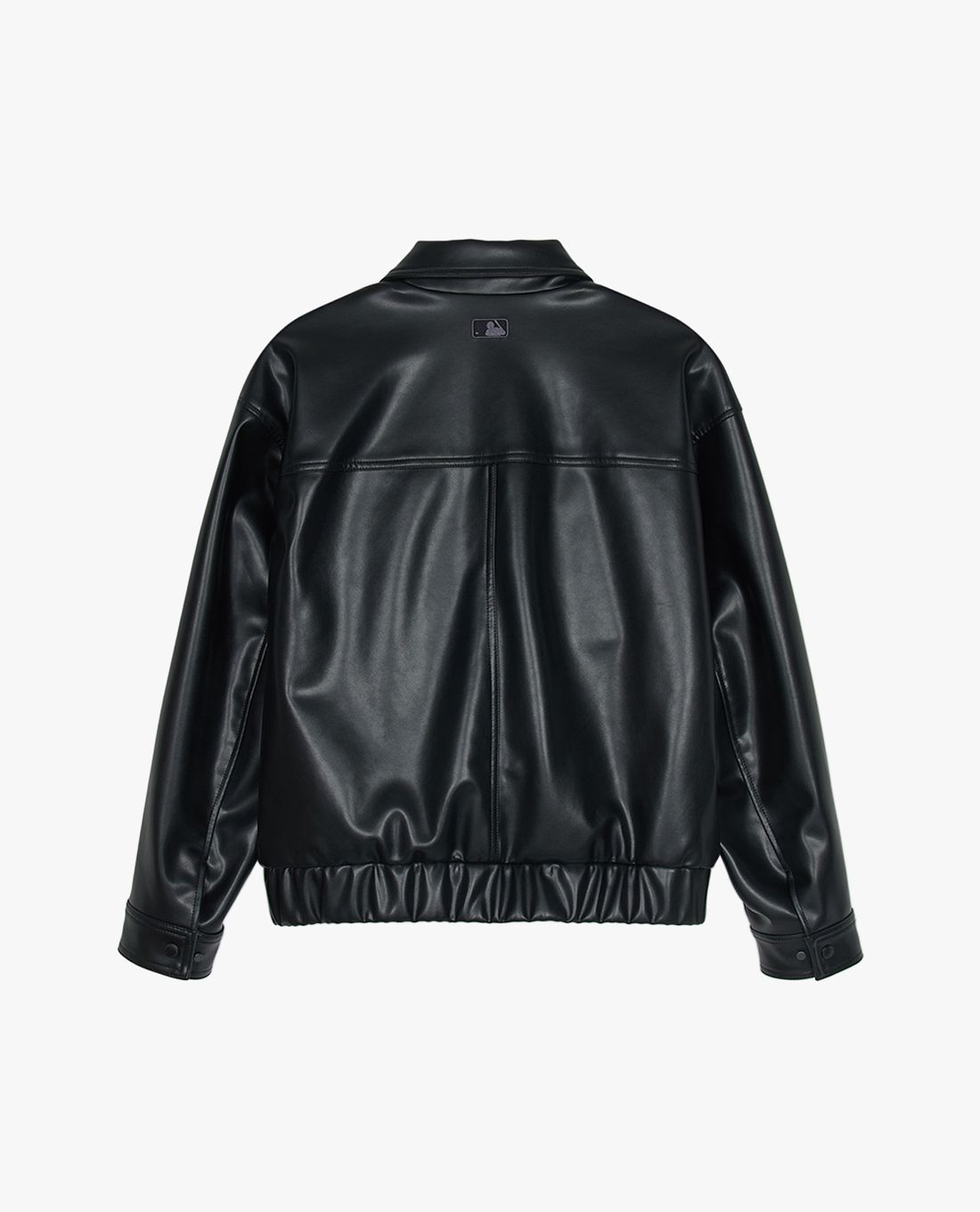 MLB - Áo khoác da unisex cổ bẻ tay dài Basic Collar - Ảnh 2