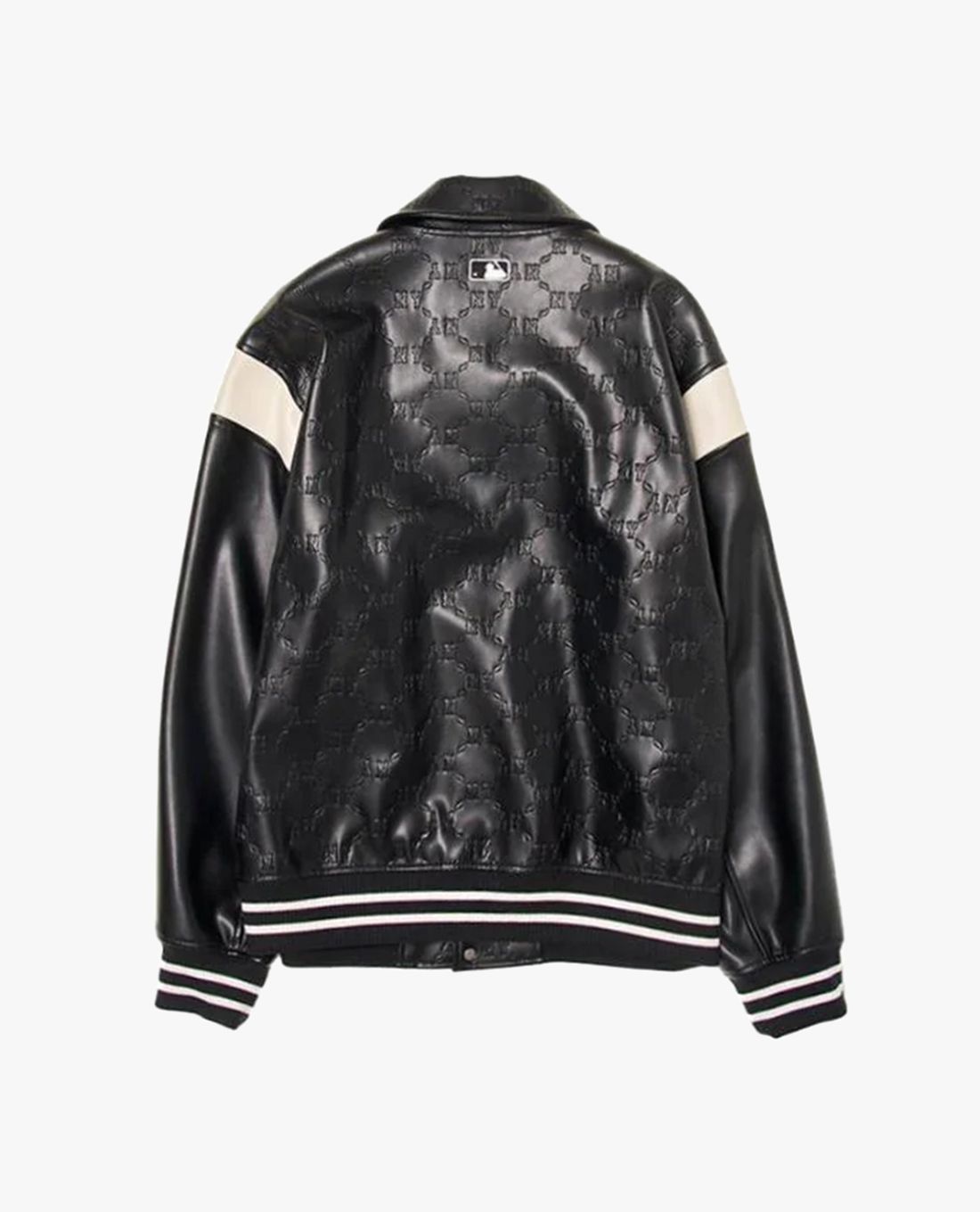 MLB - Áo khoác da unisex cổ bẻ tay dài Embo Dia Monogram - Ảnh 2