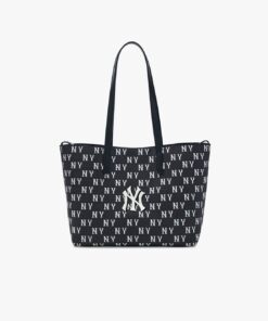 MLB - Túi tote nữ phom chữ nhật Classic Monogram Jacquard