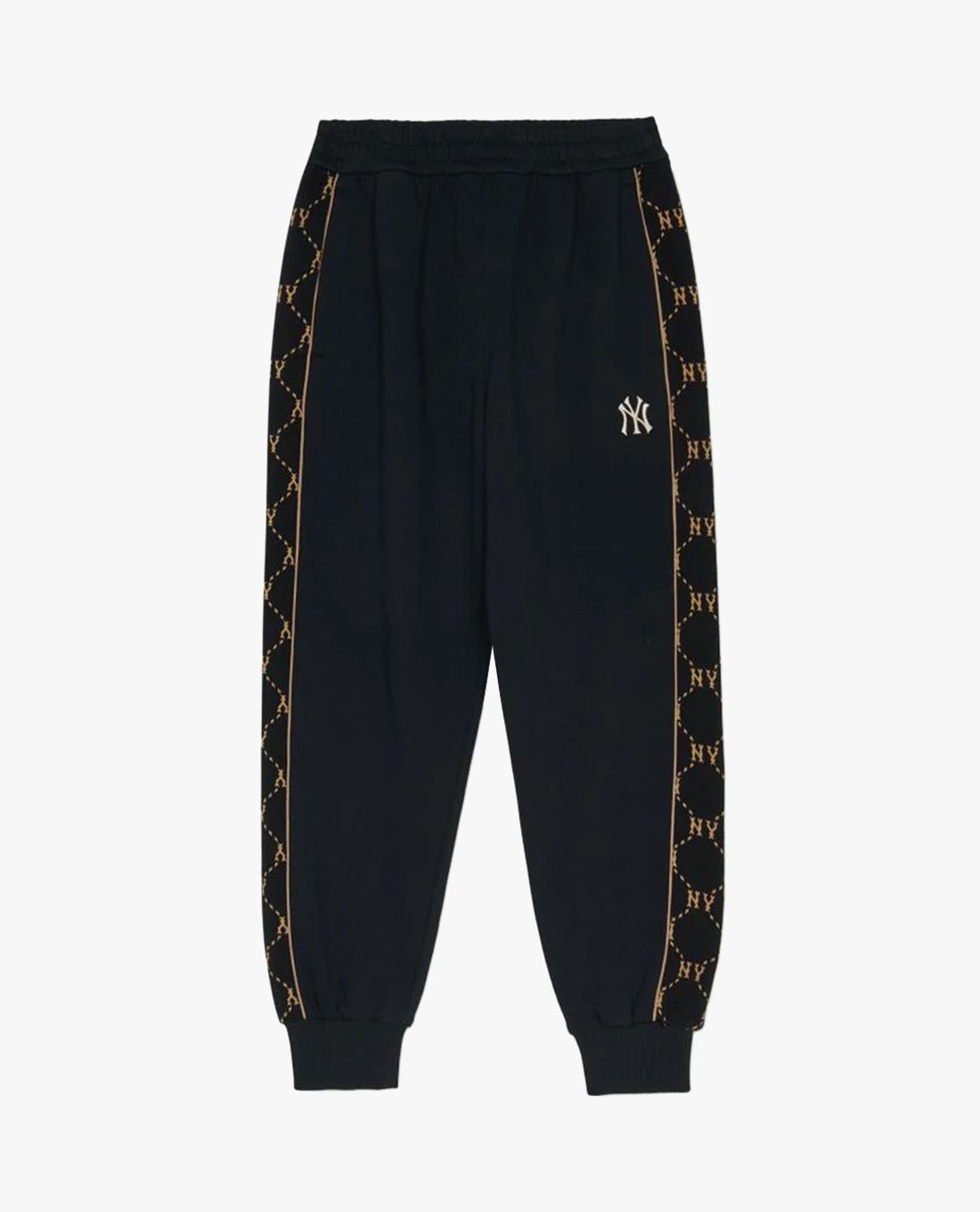 MLB - Quần jogger unisex lưng thun Jacquard Dia Monogram