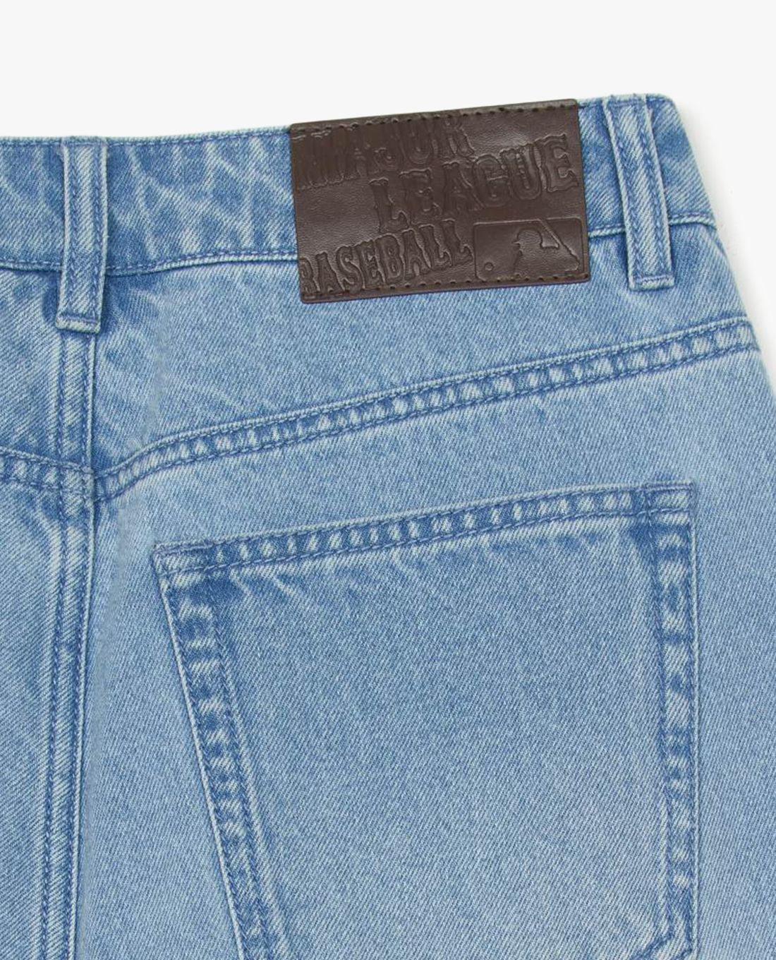 MLB - Quần jeans nữ ống rộng New York Yankees - Ảnh 5