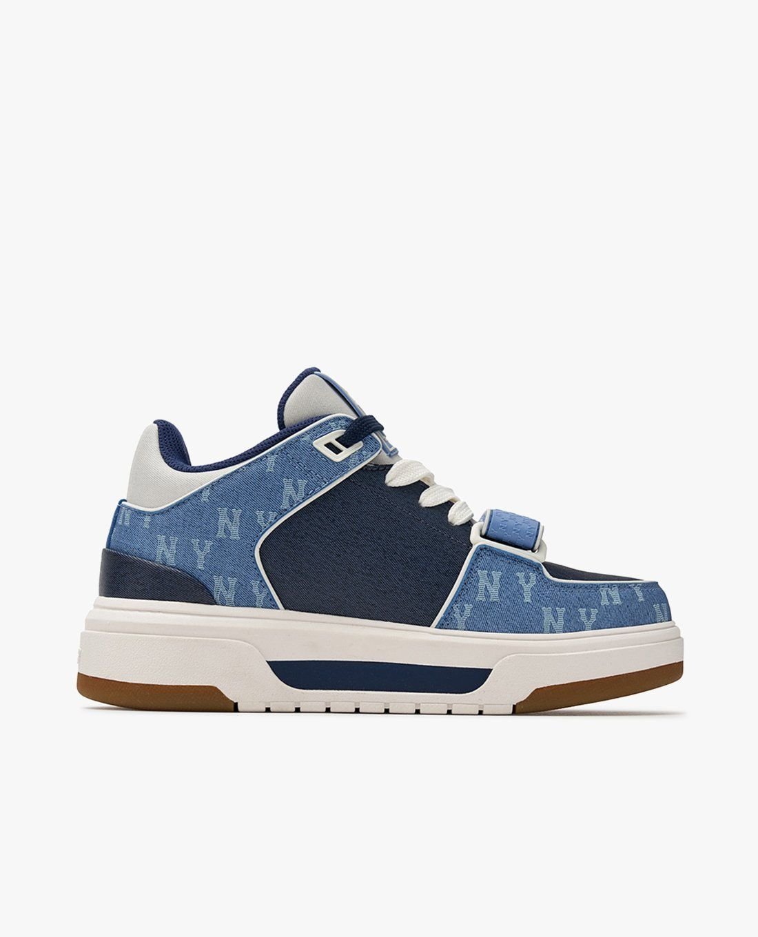 MLB - Giày sneakers unisex cổ thấp Chunky Liner Mid Denim - Ảnh 5