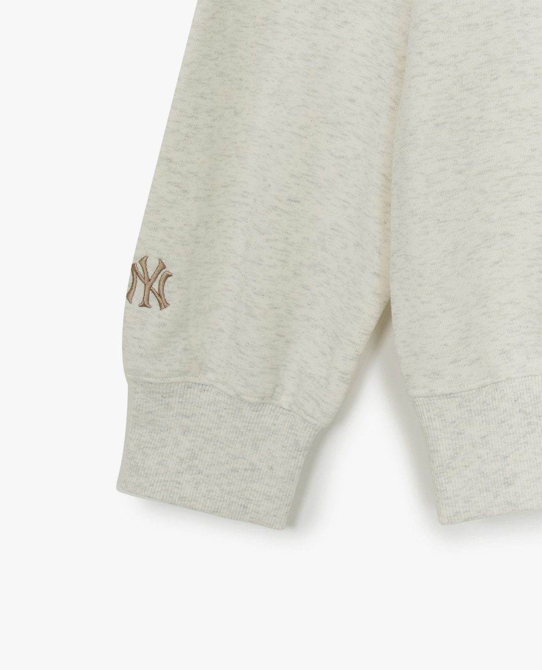 MLB - Áo sweatshirt unisex cổ bẻ tay dài Basic Lettering - Ảnh 3
