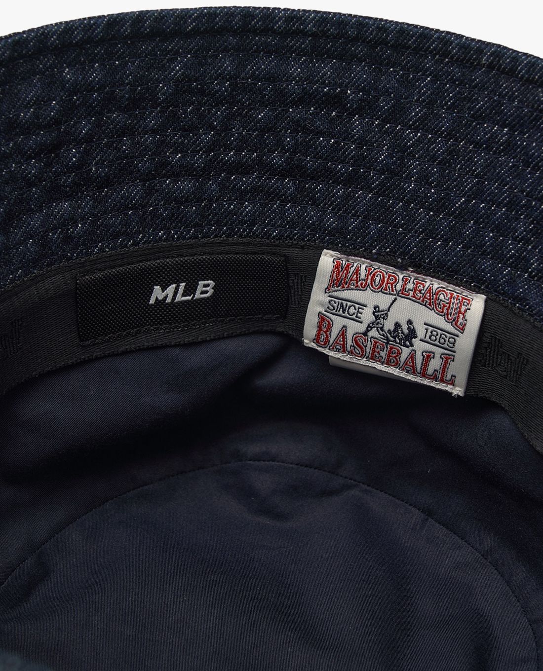 MLB - Nón bucket unisex Denim Random Embo Monogram - Ảnh 5