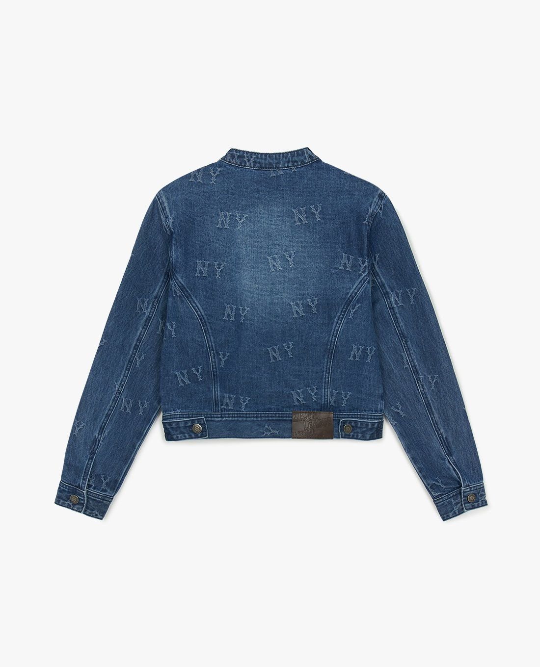 MLB - Áo khoác denim nữ Classic Random Monogram - Ảnh 2