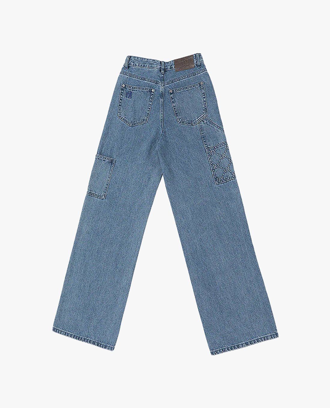 MLB - Quần jeans nữ ống rộng Dia Monogram Embo - Ảnh 2