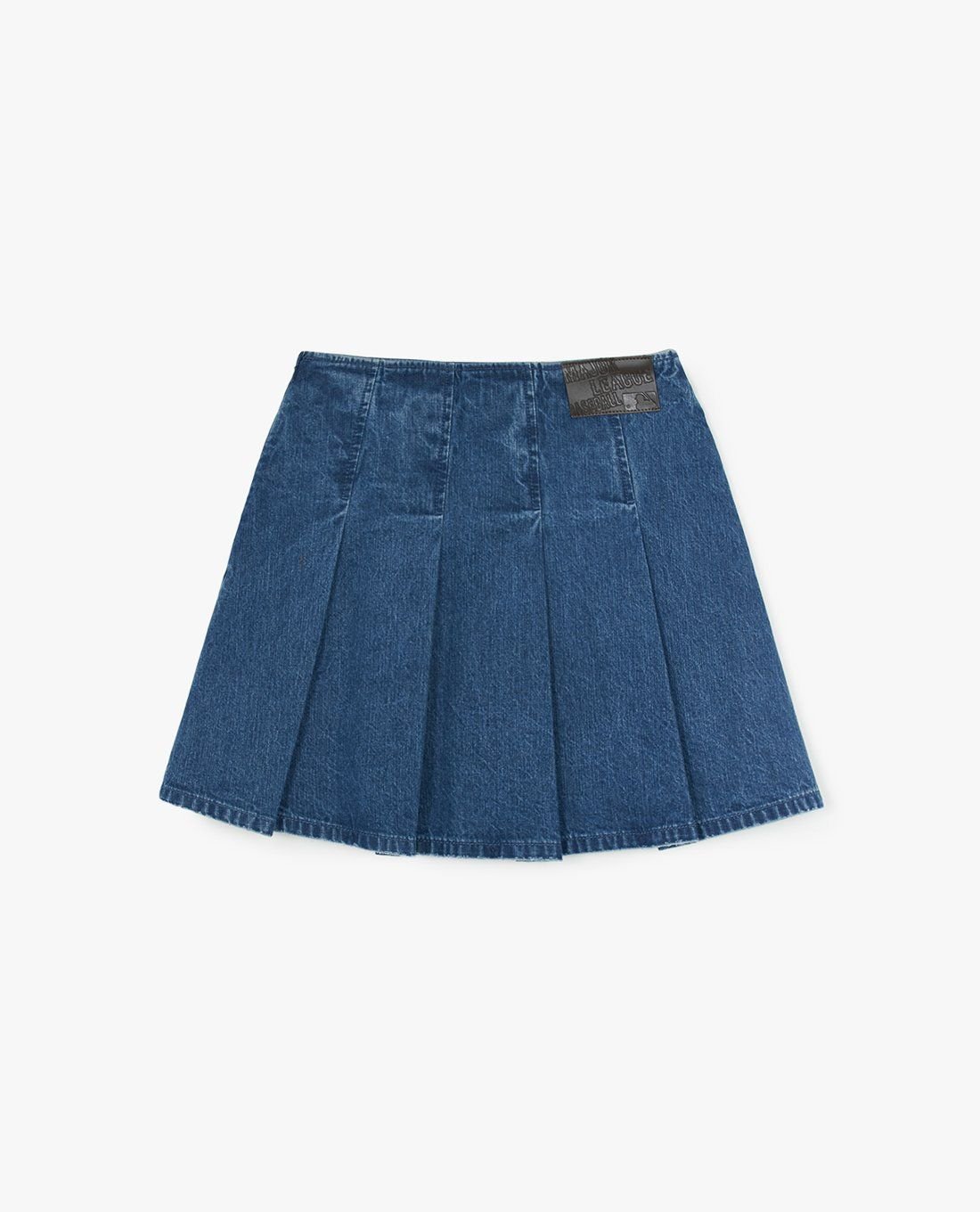 MLB - Chân váy denim mini Basic Small Logo - Ảnh 2