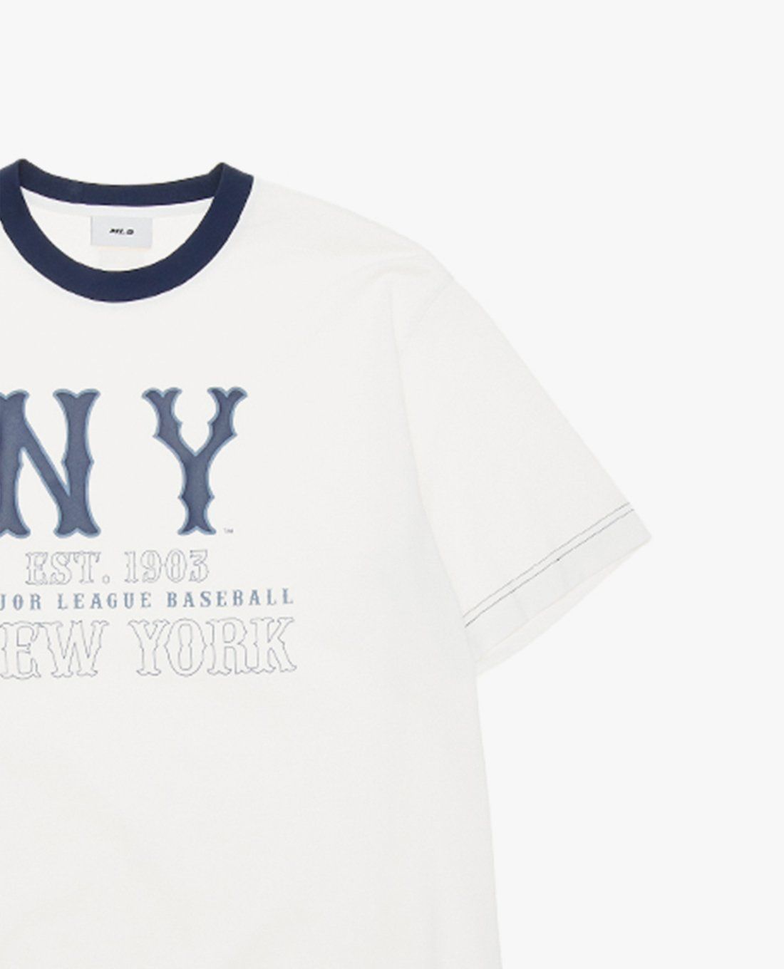 MLB - Áo thun unisex cổ tròn tay ngắn phối viền - Ảnh 2