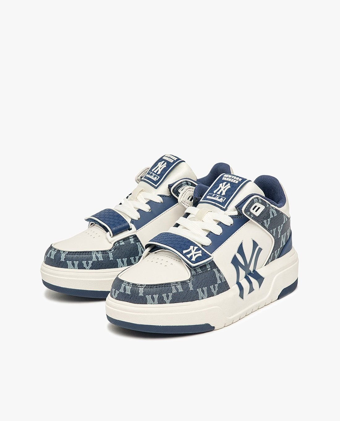 MLB - Giày sneakers unisex cổ thấp Chunky Liner Mid Denim - Ảnh 2
