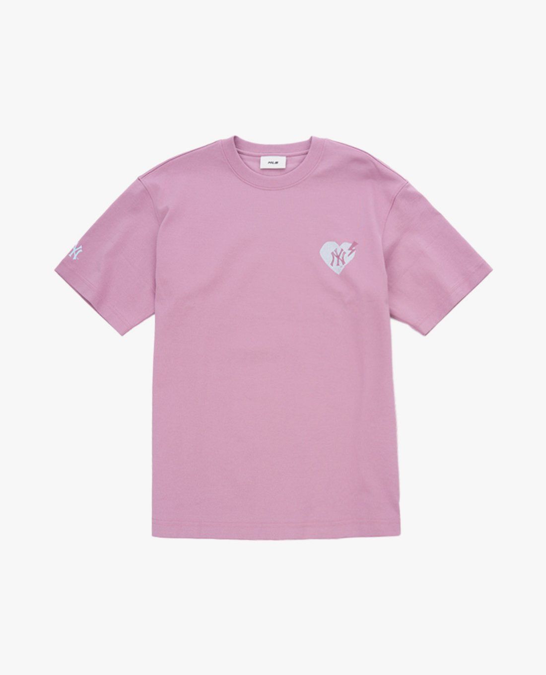 MLB - Áo thun unisex cổ tròn tay ngắn Legends Heart