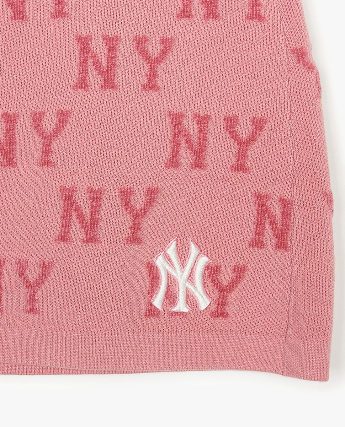 MLB - Chân váy chữ A mini dệt kim Monogram - Ảnh 4