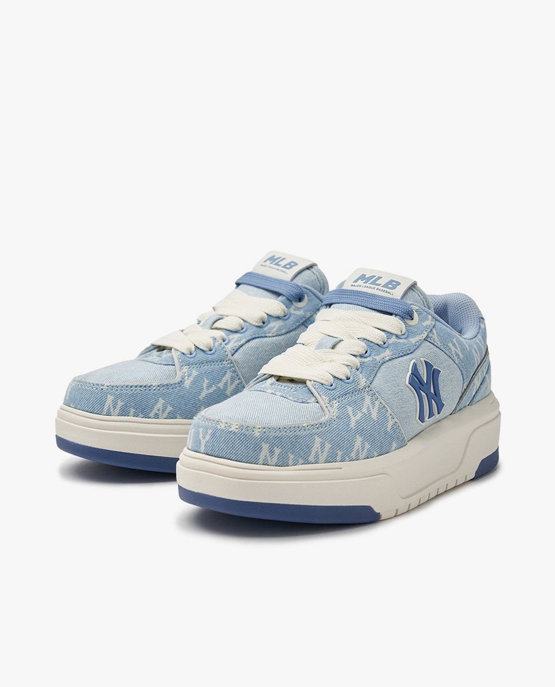 MLB - Giày sneakers unisex cổ thấp Chunky Liner Denim Classic Mono - Ảnh 2