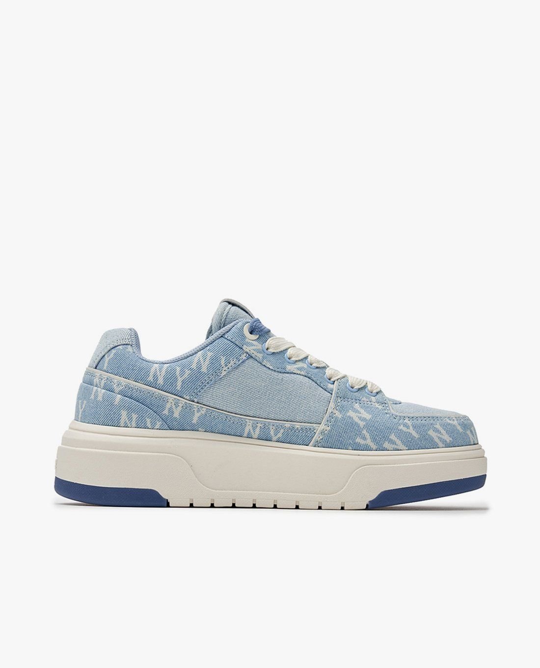 MLB - Giày sneakers unisex cổ thấp Chunky Liner Denim Classic Mono - Ảnh 5