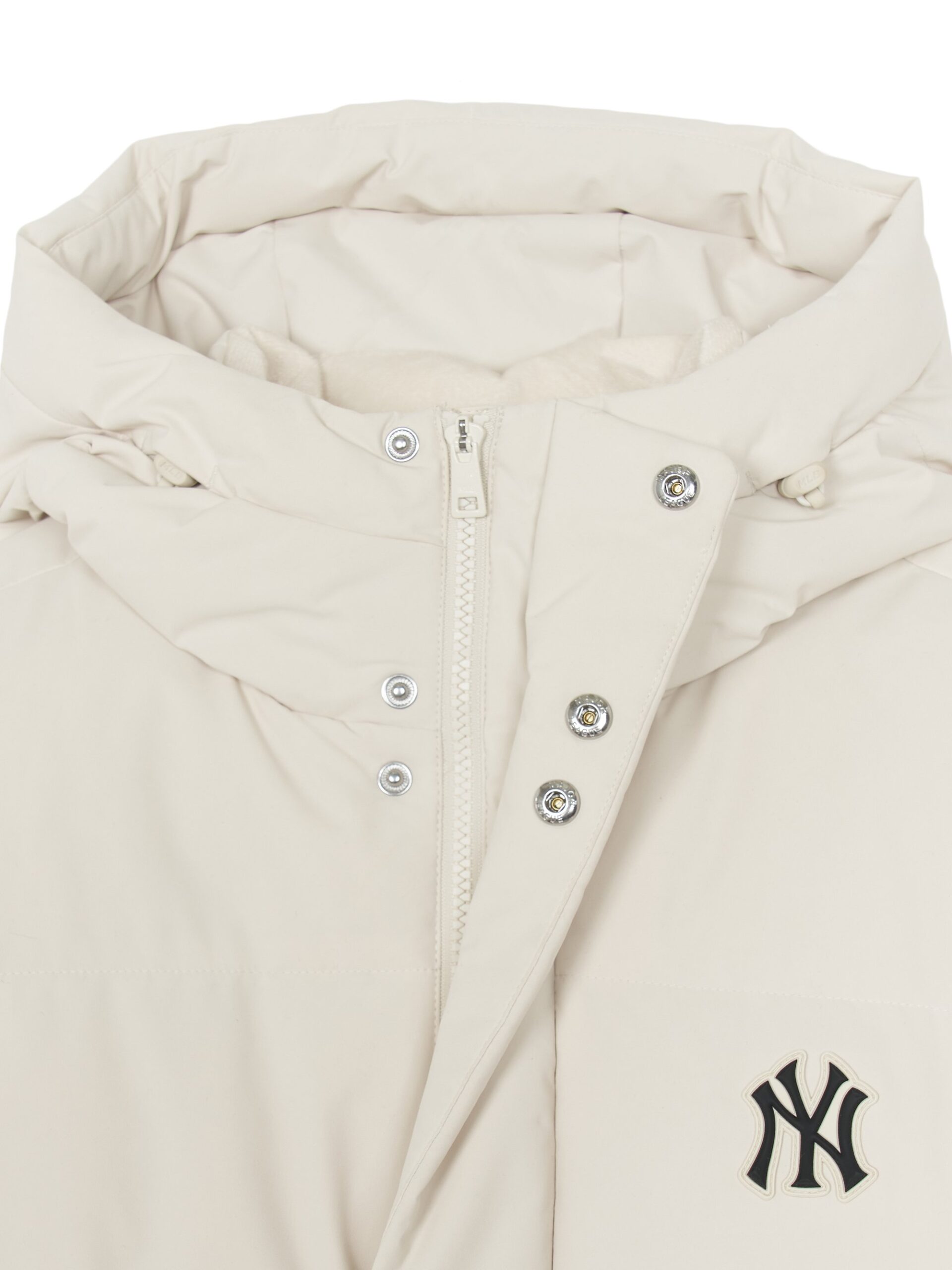 MLB - Áo phao dáng dài Curve New York Yankees Cream - Ảnh 10