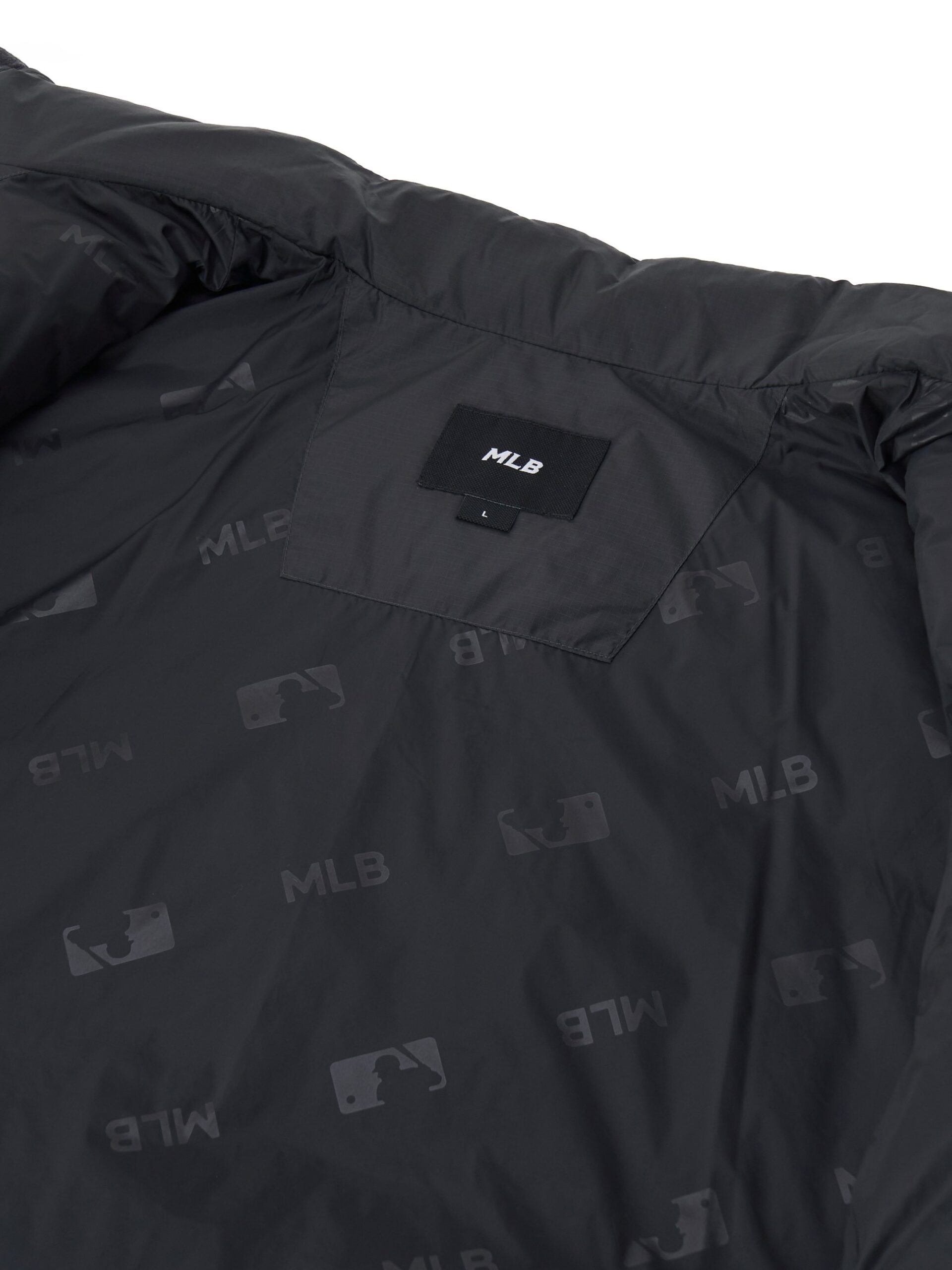 MLB - Áo phao ngắn Ripstop logo lớn Boston Red Sox Black - Ảnh 6
