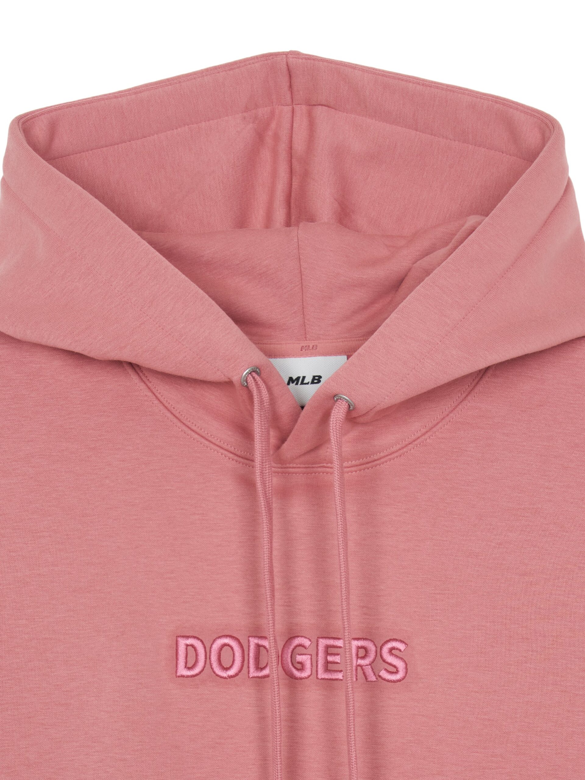 MLB - Áo hoodie nỉ lót bông logo nhỏ cơ bản Boston Red Sox Pink - Ảnh 7